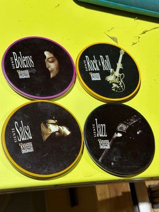 Lote 4 Cajas Música Siente: Boleros, Jazz, Salsa