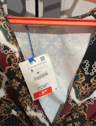 Body Zara Estampado Talla S