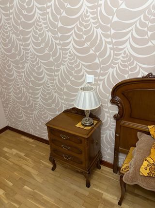 Mueble tocador madera con espejo