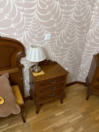 Mueble tocador madera con espejo