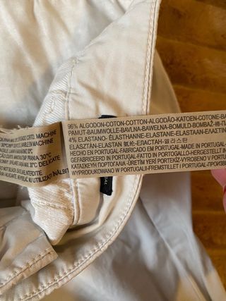 Pantalones Massimo Dutti Beige