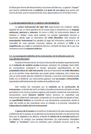 TEMARIO OPOSICIONES HISTORIA DE LA MÚSICA