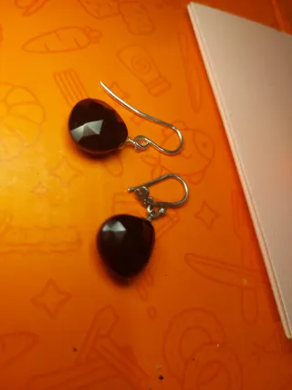 Pendientes Tous Plata Onix