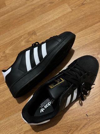 Adidas Superstar Negras Talla 44