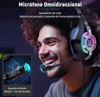 Cascos Gaming Tatybo XW1 RGB