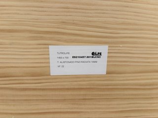 Cabecero madera cama 135cm.
