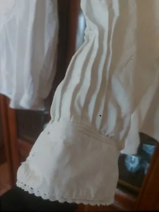 Camisa baile gallego blanca