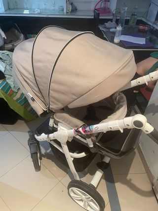 Carro de bebé con silla para coche