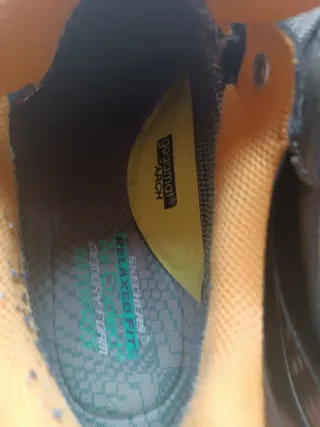 Zapatillas Skechers Waterproof Marrón/Verde Talla