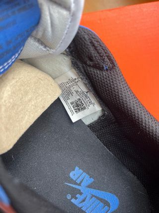 Nike Air Jordan 1 Hombre Azul Blanco