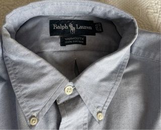 Camicia Ralph Lauren Uomo Azzurra