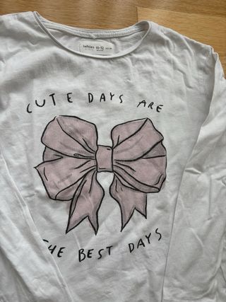 2 Camisetas Niña T:11-12 Años