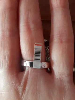 Anillo Plata Flores Multicolor