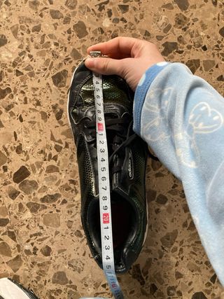 Zapatillas Adidas Falcon negras y verdes 38