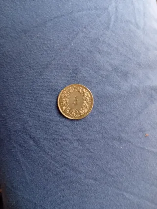 Moneda Suiza 5 Rappen 2016