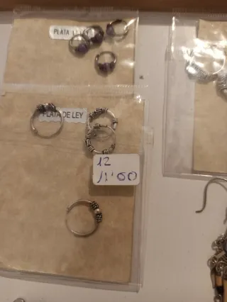 Gran lote bisutería étnica plata y multicolor