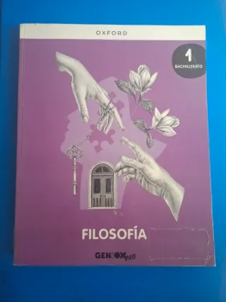 Filosofía 1º Bachillerato. Libro del estudiante...