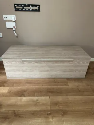 Mueble TV madera con 2 compartimientos