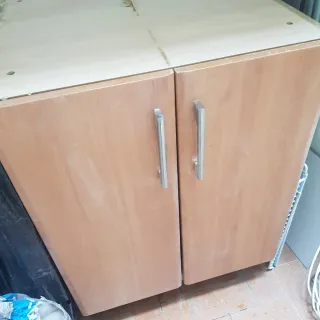 Mueble Cocina Bajero 60x60cm Madera y 4 puertas