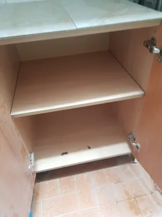 Mueble Cocina Bajero 60x60cm Madera y 4 puertas