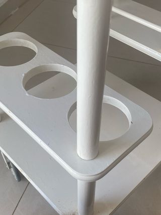 Camarera carrito bar auxiliar cocina con ruedas