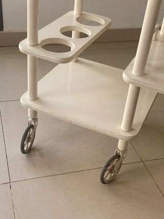 Camarera carrito bar auxiliar cocina con ruedas