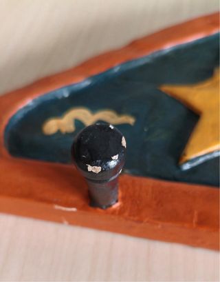 Perchero de madera Sol, Luna y Estrellas