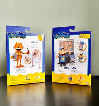 Set Dog Man Petey + Dog Man Jakks