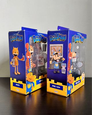 Set Dog Man Petey + Dog Man Jakks
