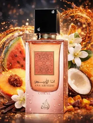 Perfume Lattafa Ana Abiyedh Coral 60ml Precintado