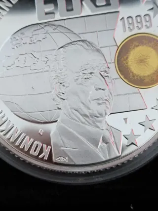 200 Euro Países Bajos 5oz Plata 2 grs oro