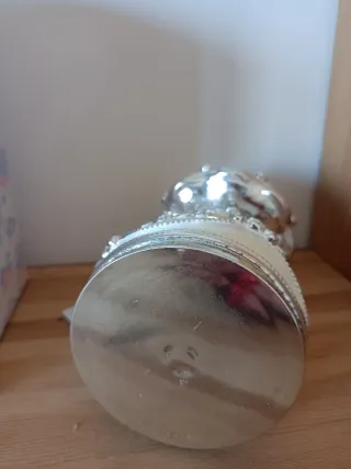 Carillon Giostra Cavalli Bianco e Argento