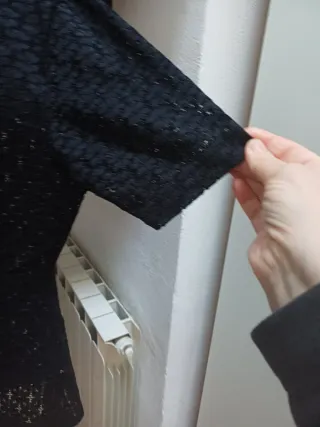 Top in pizzo nero Lovable