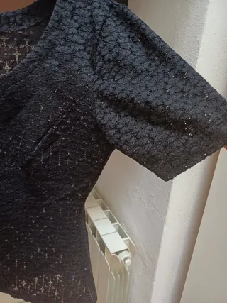 Top in pizzo nero Lovable