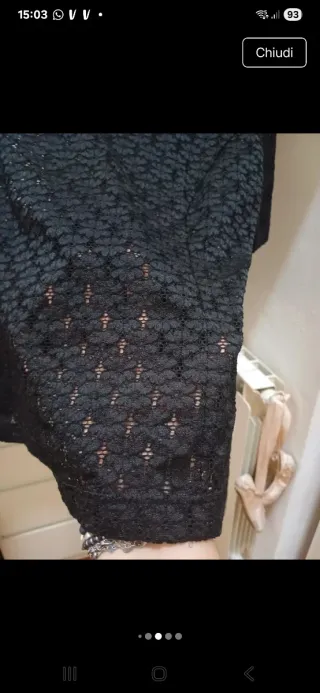 Top in pizzo nero Lovable