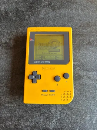 Game Boy Pocket Amarilla Nintendo Made in Japan