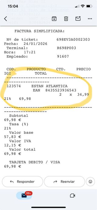 2 Estanterías Atlanticas 58x50x20cm Conforama