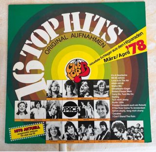 Lote 16 LP 16 Top Hits / Club Top 16