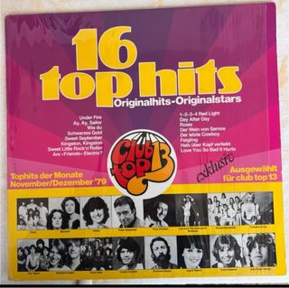 Lote 16 LP 16 Top Hits / Club Top 16