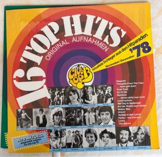 Lote 16 LP 16 Top Hits / Club Top 16