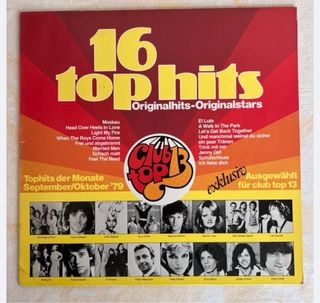 Lote 16 LP 16 Top Hits / Club Top 16