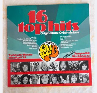 Lote 16 LP 16 Top Hits / Club Top 16
