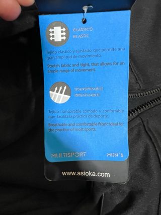 Sudadera con cremallera Asioka Talla M