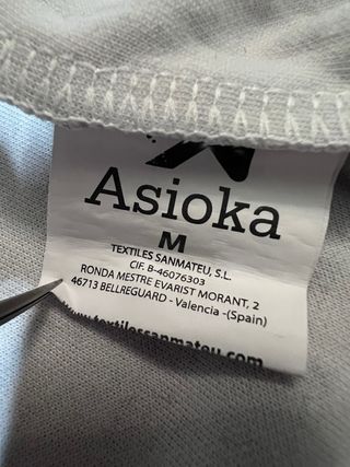 Sudadera con cremallera Asioka Talla M