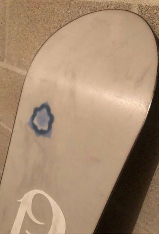 Tabla de Snowboard burton Azul con Fijaciones