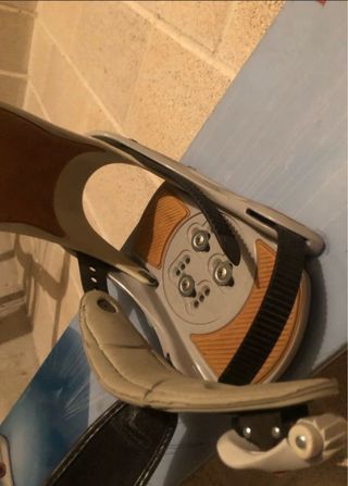 Tabla de Snowboard burton Azul con Fijaciones