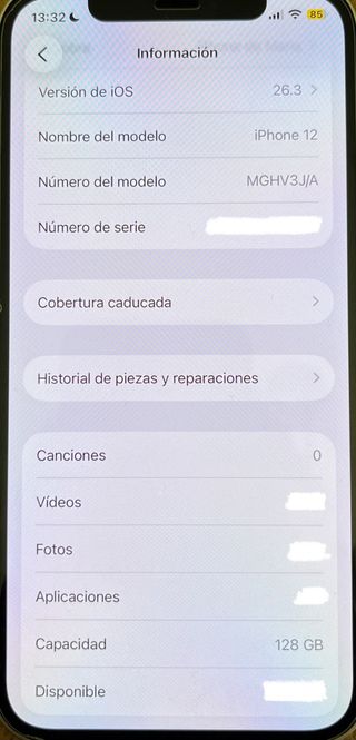 iPhone 12 128GB Blanco Libre