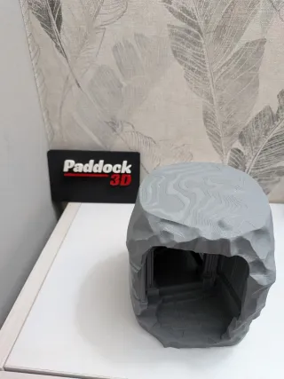 Diorama Galería de piedra para libros