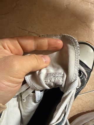 Converse All Star negras talla 38