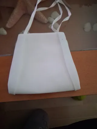 Bolsito Comunión Blanco y Rosa